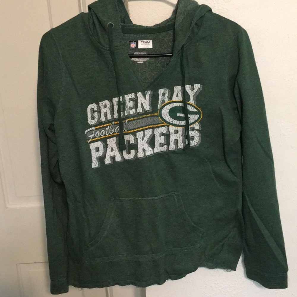 Green Bay Packers V Neck Hoodie